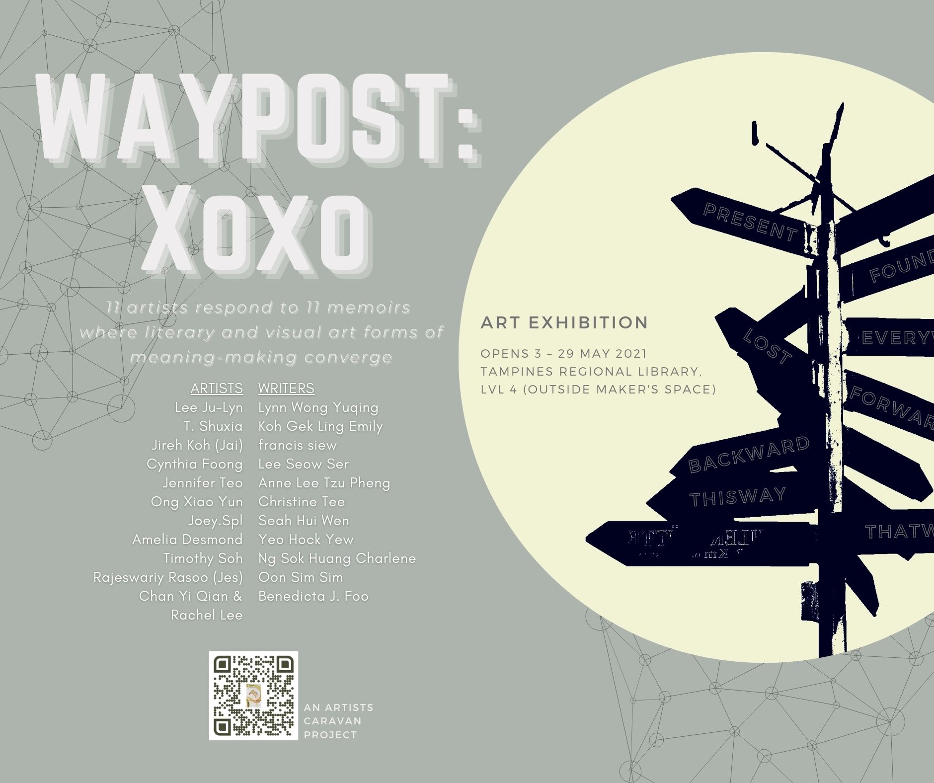 Waypost Xoxo art exhibition