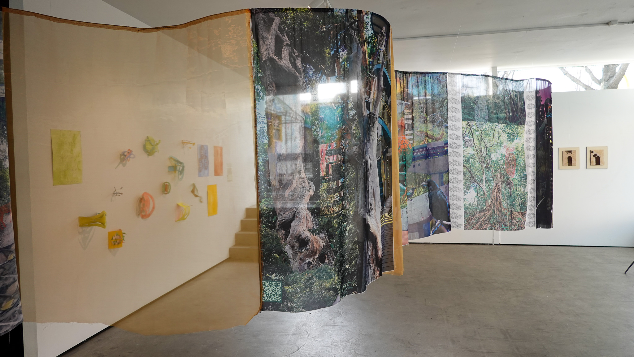 Beyond the Margins – site specific installation/soft sculpture