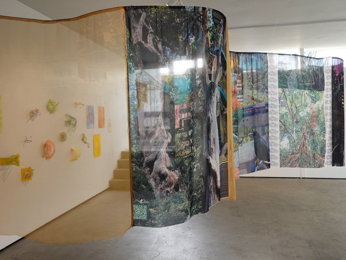 Beyond the Margins – site specific installation/soft sculpture